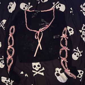 Current Mood Lace Long Slevee